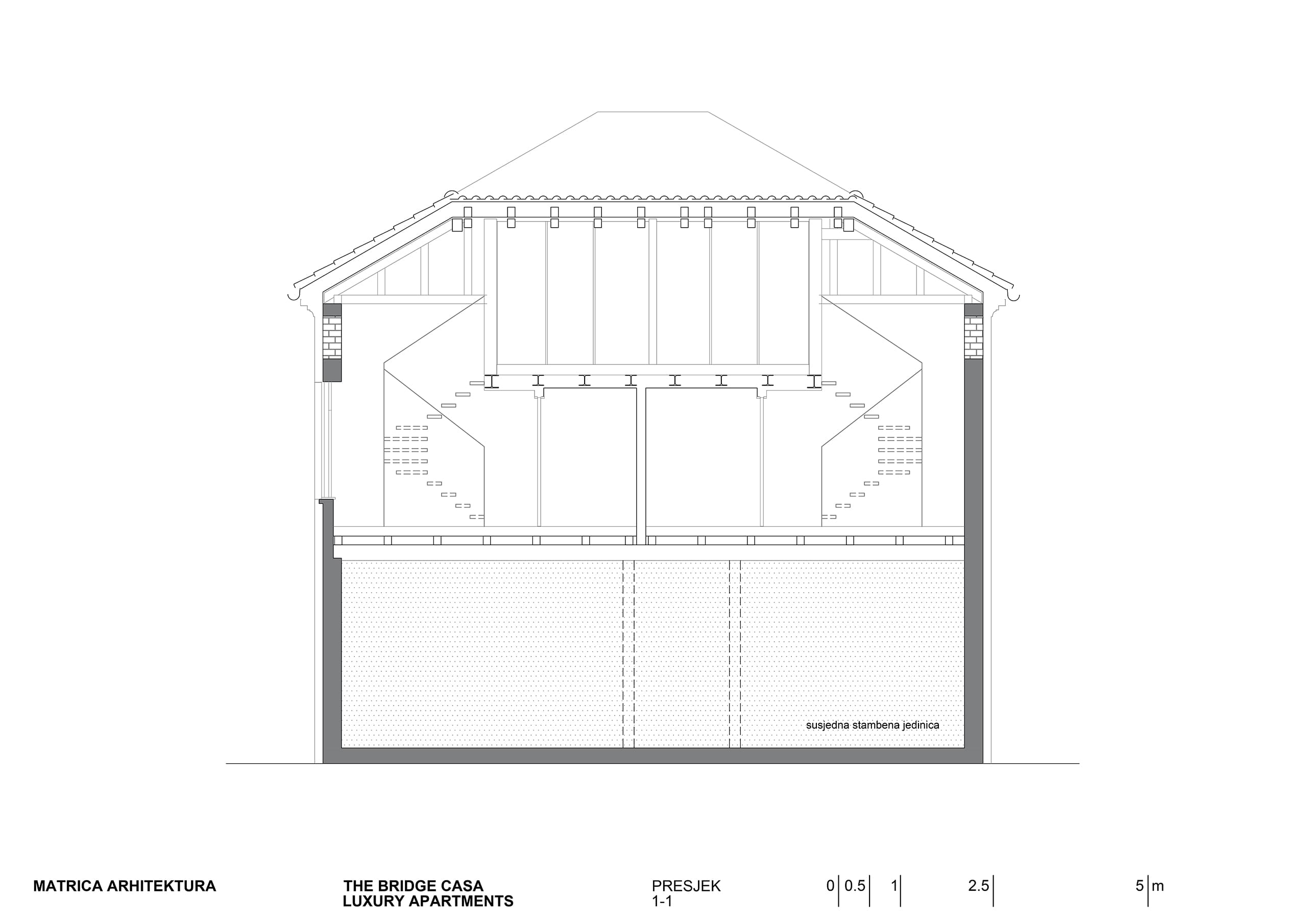 Bridge Casa apartment presjek